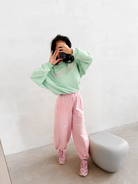 Bluza damska OLAVOGA MELLOW 2026 mięta - maWer Fashion