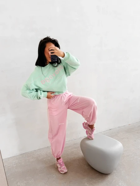 Bluza damska OLAVOGA MELLOW 2026 mięta - maWer Fashion