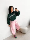 Bluza damska OLAVOGA MELLOW 2026 głęboka zieleń - maWer Fashion