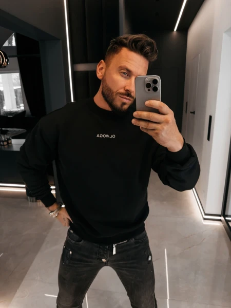 Bluza męska OLAVOGA FLASH 2026 czarna - maWer Fashion