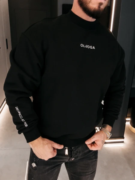 Bluza męska OLAVOGA FLASH 2026 czarna - maWer Fashion