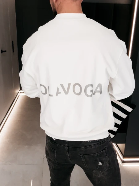 Bluza męska OLAVOGA FLASH 2026 ecru - maWer Fashion