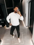 Bluza męska OLAVOGA FLASH 2026 ecru - maWer Fashion