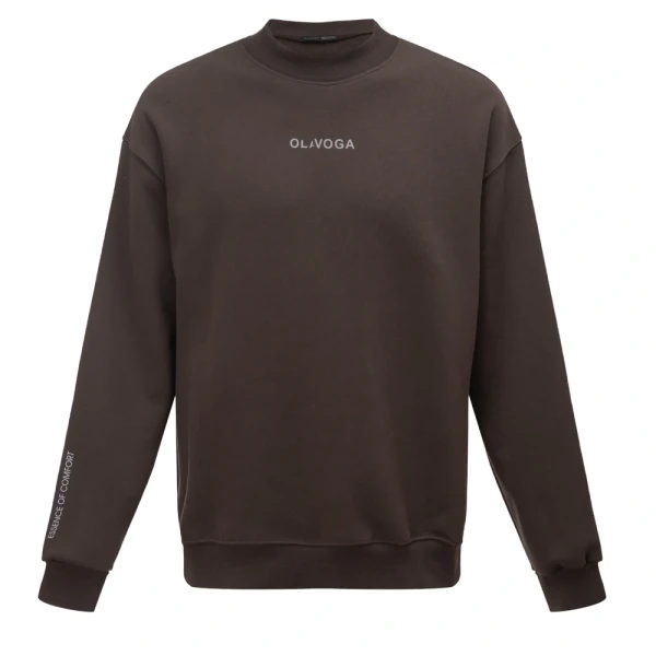 Bluza męska OLAVOGA FLASH 2026 brąz - maWer Fashion