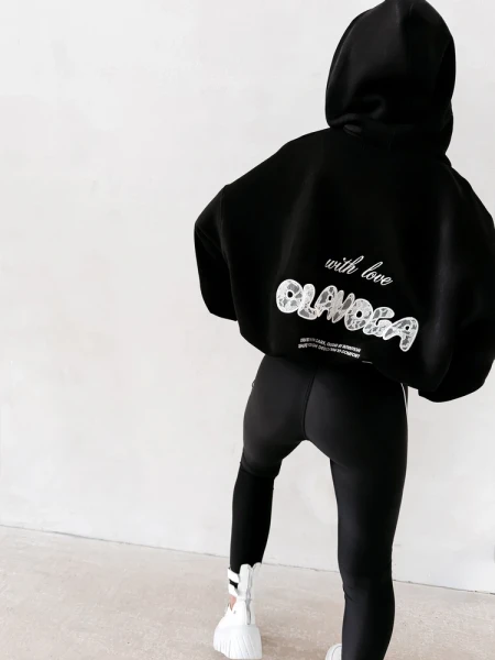 Bluza damska OLAVOGA LASANA 2026 czarna - maWer Fashion