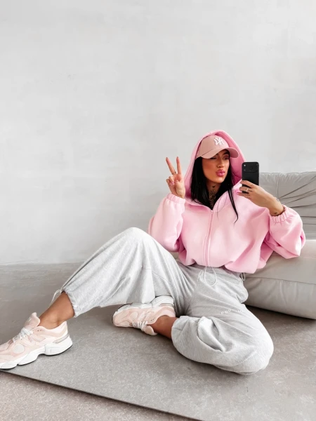 Bluza damska OLAVOGA LASANA 2026 róż - maWer Fashion