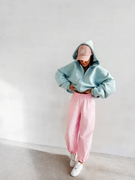 Bluza damska OLAVOGA LASANA 2026 błękit - maWer Fashion