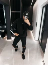 Bluza męska OLAVOGA PLUME 2026 czarna - maWer Fashion