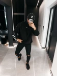 Bluza męska OLAVOGA PLUME 2026 czarna - maWer Fashion