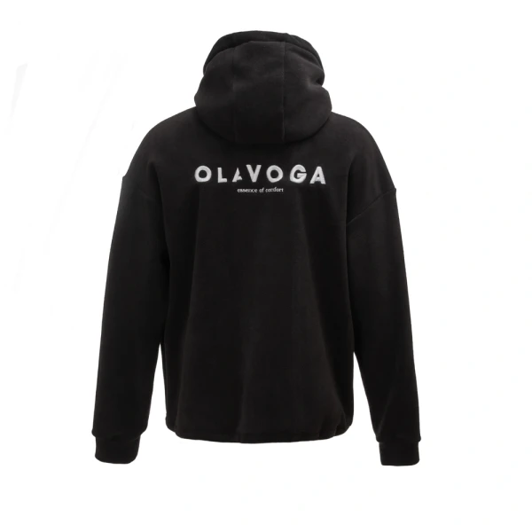Bluza męska OLAVOGA PLUME 2026 czarna - maWer Fashion