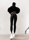 Legginsy damskie OLAVOGA GLITZ 2026 czarne - maWer Fashion
