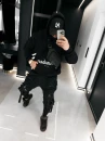 Bluza męska OLAVOGA GROUND 2026 czarna - maWer Fashion