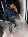 Bluza męska OLAVOGA GROUND 2026 granatowa - maWer Fashion