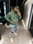 Bluza męska OLAVOGA GROUND 2026 zielona - maWer Fashion