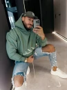 Bluza męska OLAVOGA GROUND 2026 zielona - maWer Fashion