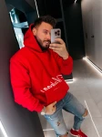 Bluza męska OLAVOGA GROUND 2026 czerwona - maWer Fashion