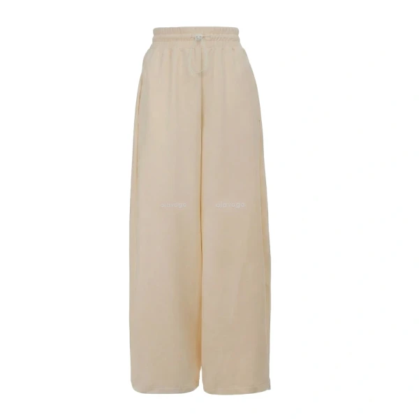 Spodnie damskie OLAVOGA NEST 2026 kremowe - maWer Fashion