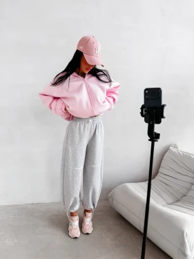 Spodnie damskie OLAVOGA NEST 2026 szare