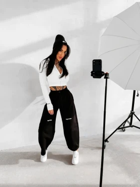 Spodnie damskie OLAVOGA NEST 2026 czarne