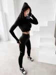 Komplet damski OLAVOGA DULCE 2026 czarny - maWer Fashion