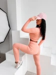 Komplet damski OLAVOGA DULCE 2026 koral róż - maWer Fashion