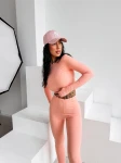 Komplet damski OLAVOGA DULCE 2026 koral róż - maWer Fashion