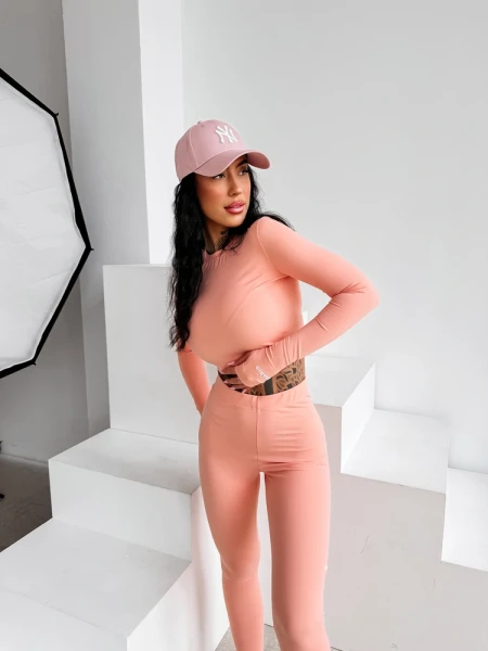 Komplet damski OLAVOGA DULCE 2026 koral róż - maWer Fashion