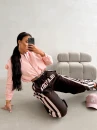 Spodnie damskie OLAVOGA DANCE 2026 brąz - maWer Fashion