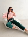 Spodnie damskie OLAVOGA DANCE 2026 głęboka zieleń - maWer Fashion