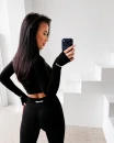 Komplet damski OLAVOGA CALMIN 2026 czarny - maWer Fashion