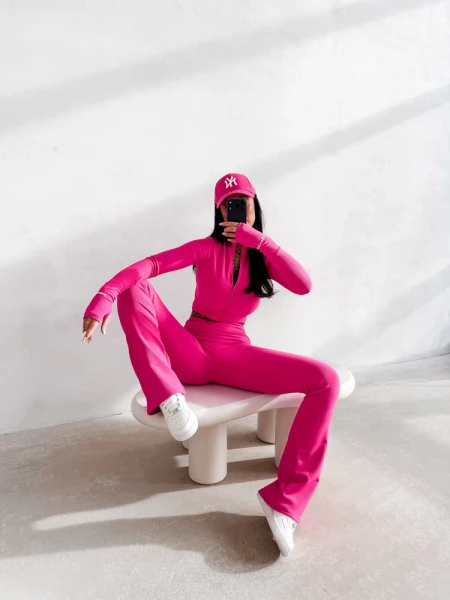 Komplet damski OLAVOGA CALMIN 2026 amarant - maWer Fashion