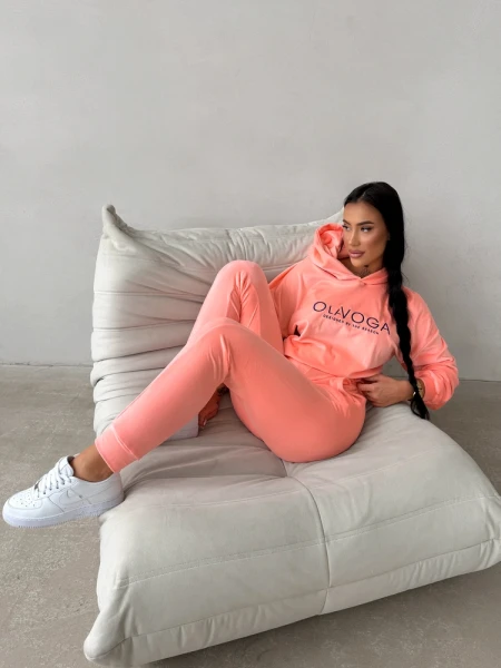 Komplet damski OLAVOGA NEROLI 2026 koral róż - maWer Fashion