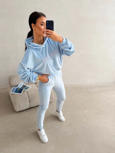 Komplet damski OLAVOGA NEROLI 2026 błękit - maWer Fashion