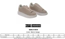Buty damskie sneakersy OLAVOGA MERLO 2026 czarne - maWer  Fashion
