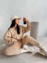 Komplet damski OLAVOGA RIFMO 2026 beżowy - maWer Fashion