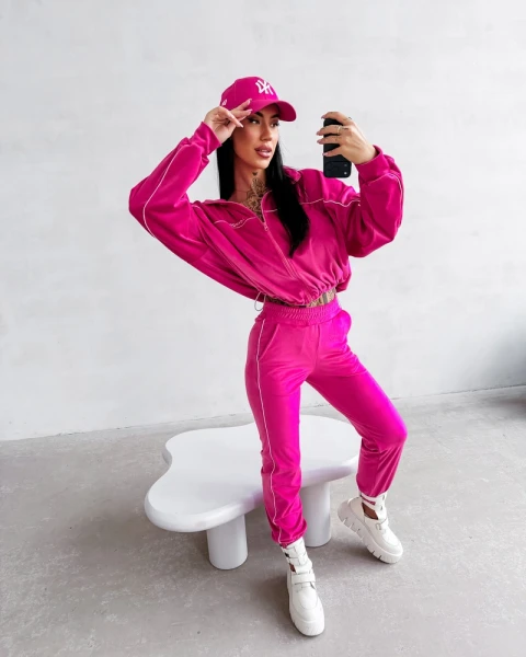 Komplet damski OLAVOGA RIFMO 2026 amarant - maWer Fashion