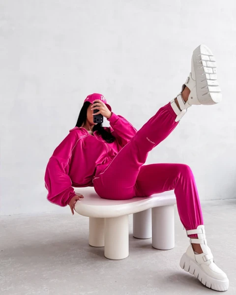 Komplet damski OLAVOGA RIFMO 2026 amarant - maWer Fashion