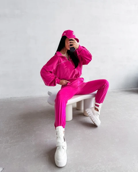 Komplet damski OLAVOGA RIFMO 2026 amarant - maWer Fashion