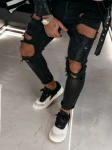 Buty męskie sneakersy OLAVOGA JANK 2026 czarny szary - maWer Fashion