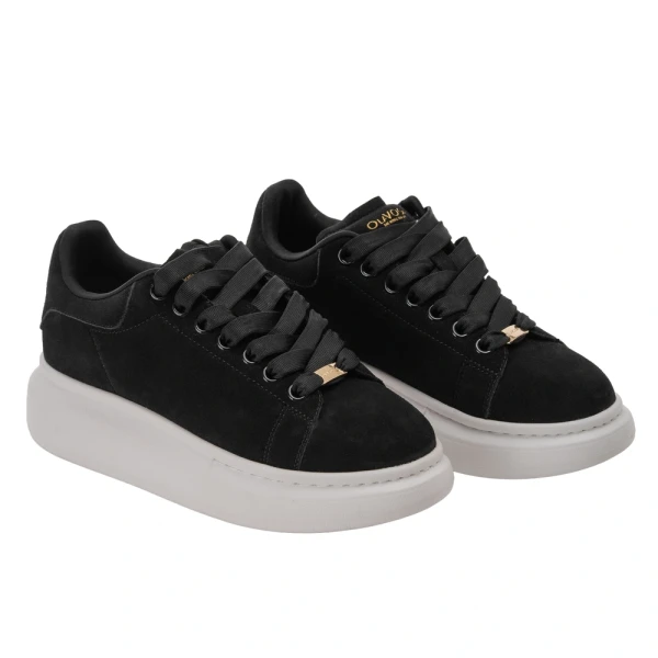 Buty damskie sneakersy OLAVOGA MERLO 2026 czarne - maWer  Fashion