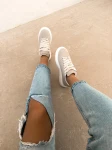 Buty damskie sneakersy OLAVOGA MERLO 2026 beżowe - maWer  Fashion