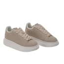 Buty damskie sneakersy OLAVOGA MERLO 2026 beżowe - maWer  Fashion