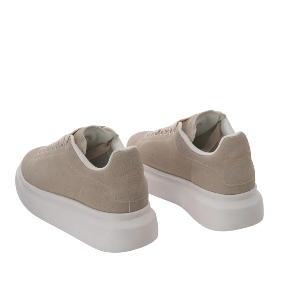 Buty damskie sneakersy OLAVOGA MERLO 2026 beżowe - maWer  Fashion