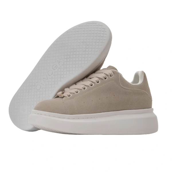 Buty damskie sneakersy OLAVOGA MERLO 2026 beżowe - maWer  Fashion