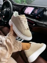 Buty damskie sneakersy OLAVOGA MERLO 2026 beżowe - maWer  Fashion