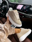Buty damskie sneakersy OLAVOGA MERLO 2026 beżowe - maWer  Fashion