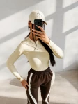 Bluzka damska OLAVOGA FERON 2026 żółty - maWer Fashion
