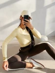 Bluzka damska OLAVOGA FERON 2026 żółty - maWer Fashion