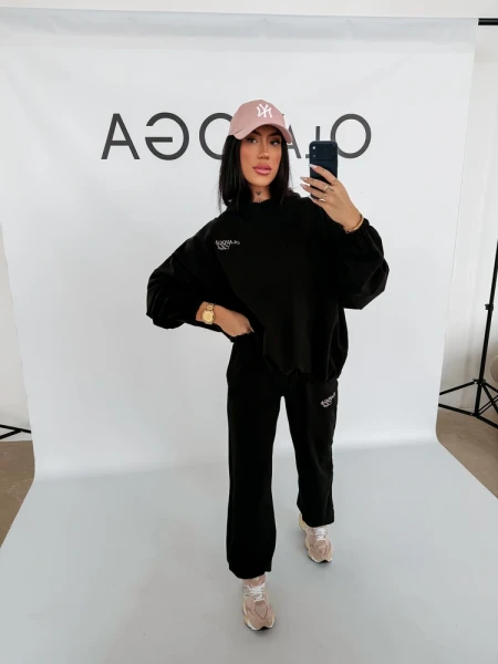 Komplet damski OLAVOGA ZESTY 2026 czarny - maWer Fashion