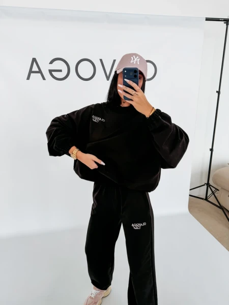 Komplet damski OLAVOGA ZESTY 2026 czarny - maWer Fashion